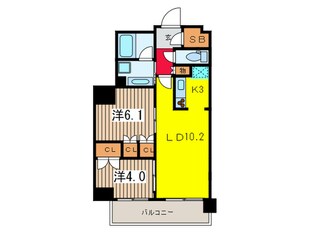 パ－クアクシス日本橋浜町の物件間取画像